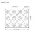 LAMINA SILICONA PARA COCCION GALLETITAS SEPARADOR - Imagen 2
