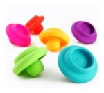 TAPON SILICONA 3 EN 1 X2 PARA BOTELLAS DE AGUA VINO O CERVEZA - Imagen 4