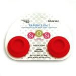 TAPON SILICONA 3 EN 1 X2 PARA BOTELLAS DE AGUA VINO O CERVEZA - Imagen 6