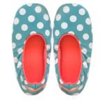 pantuflas de mujer floripondias ballerinas a lunares o 6