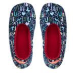 pantuflas floripondias ballerinas estampadas la aldea