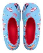 pantuflas floripondias ballerinas estampadas la aldea 7