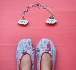 pantuflas floripondias ballerinas estampadas la aldea 9