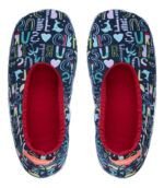 pantuflas floripondias ballerinas estampadas la aldea 5