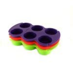 MUFFINERA SILICONA PARA 6 UNIDADES