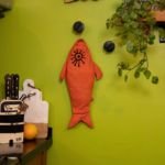 porta bolsa de cocina "la trucha" organizador pez 5