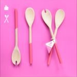 Cuchara de ensalada madera Mijo X2