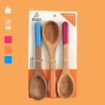 cucharitas de madera kit x3 mijo pintadas a mano 2