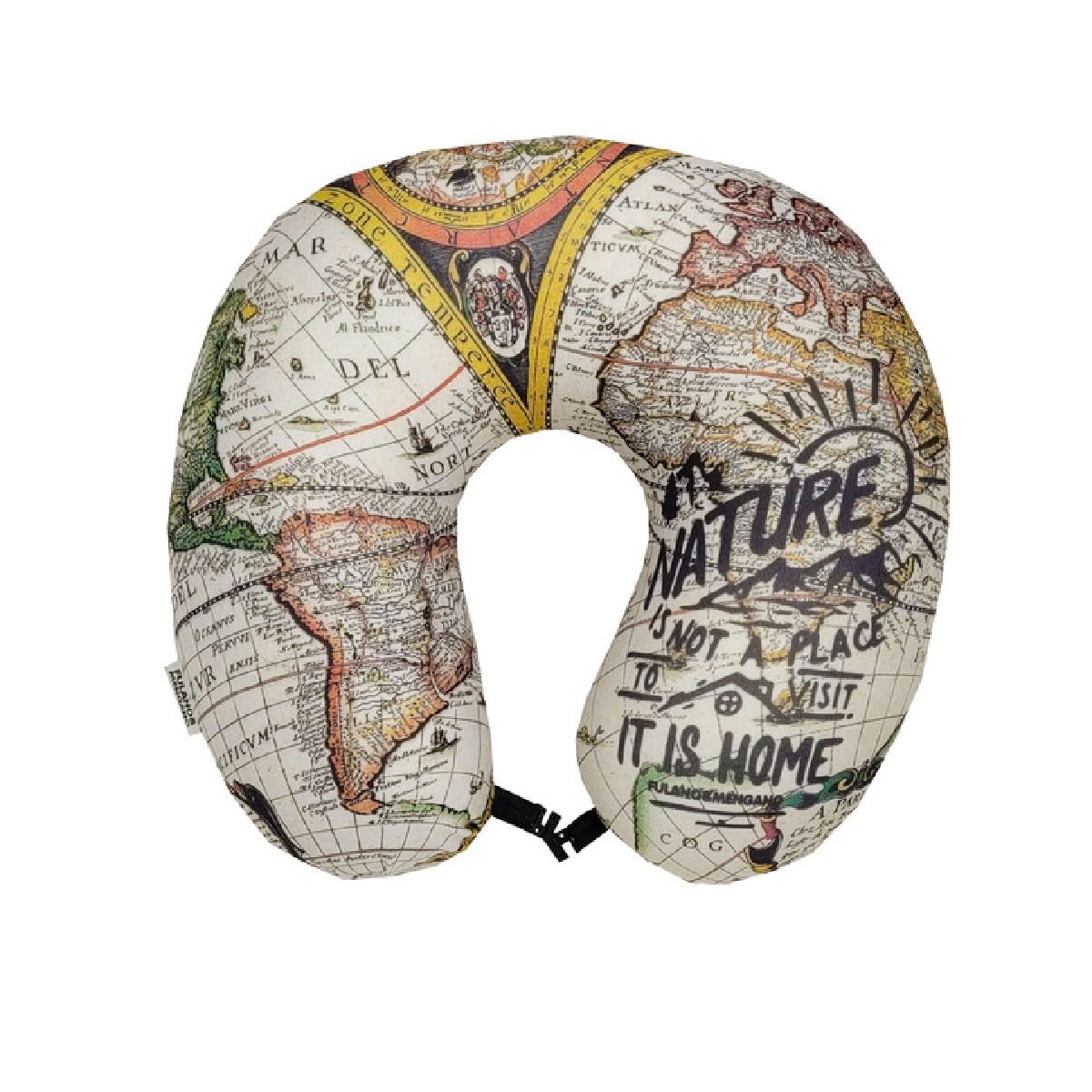 07887MAPVIN cuello memory fulano mapa vintage