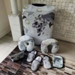 funda valija fulano 23kg mapamundi gris 2
