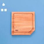 SET ASADO TABLA MADERA PENTAGONAL - Imagen 4