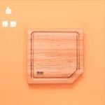 SET ASADO TABLA MADERA PENTAGONAL - Imagen 5