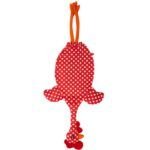 dispenser organizador de bolsas gallina etelvina roja