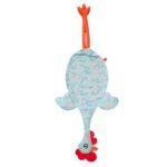 Dispenser organizador de bolsas gallina Etelvina Pijama Party Celeste