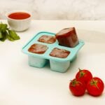 CUBETERA SILICONA 4 CUBOS GRANDES CON TAPA
