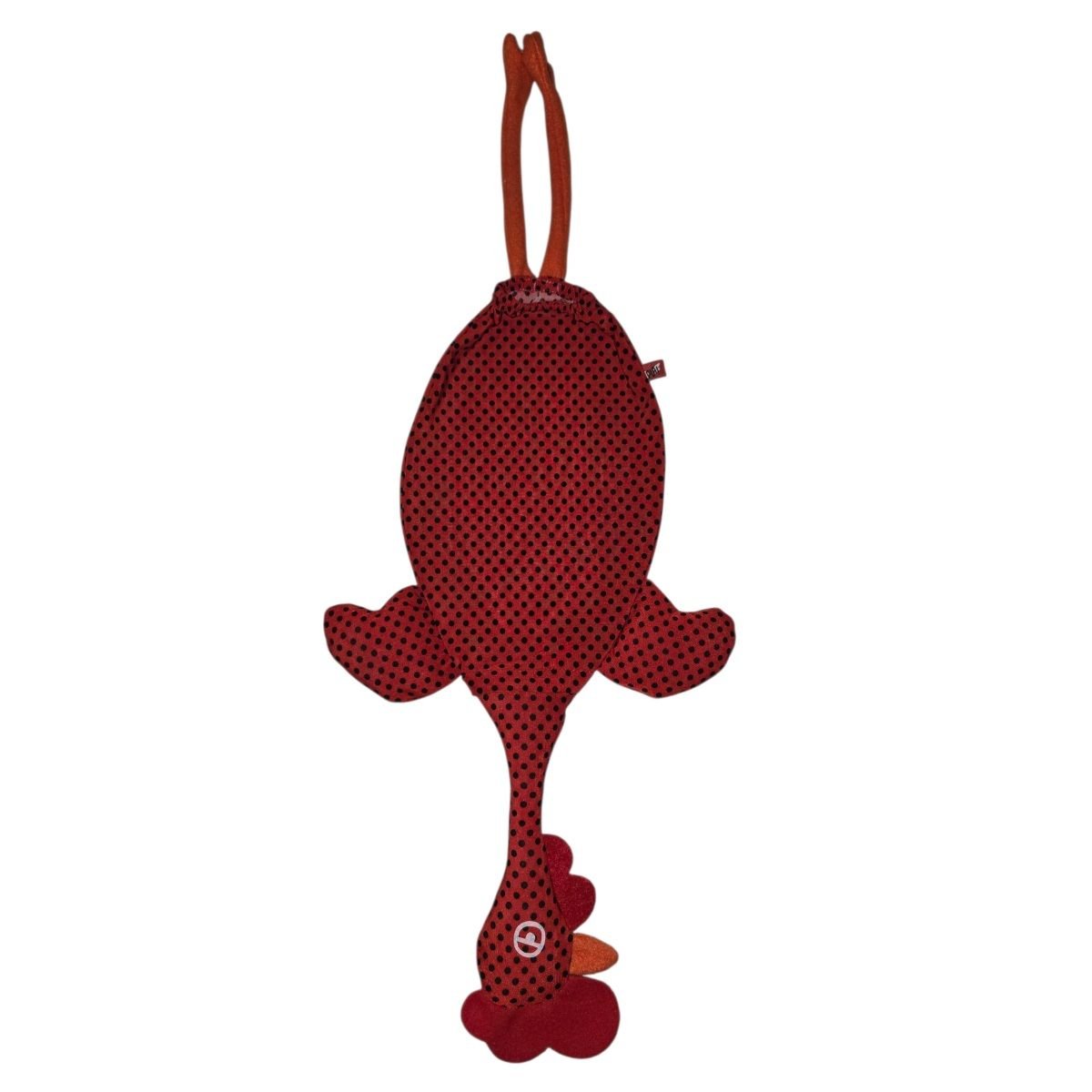 00014LUROJNEG dispenser organizador de bolsas gallina etelvina roja