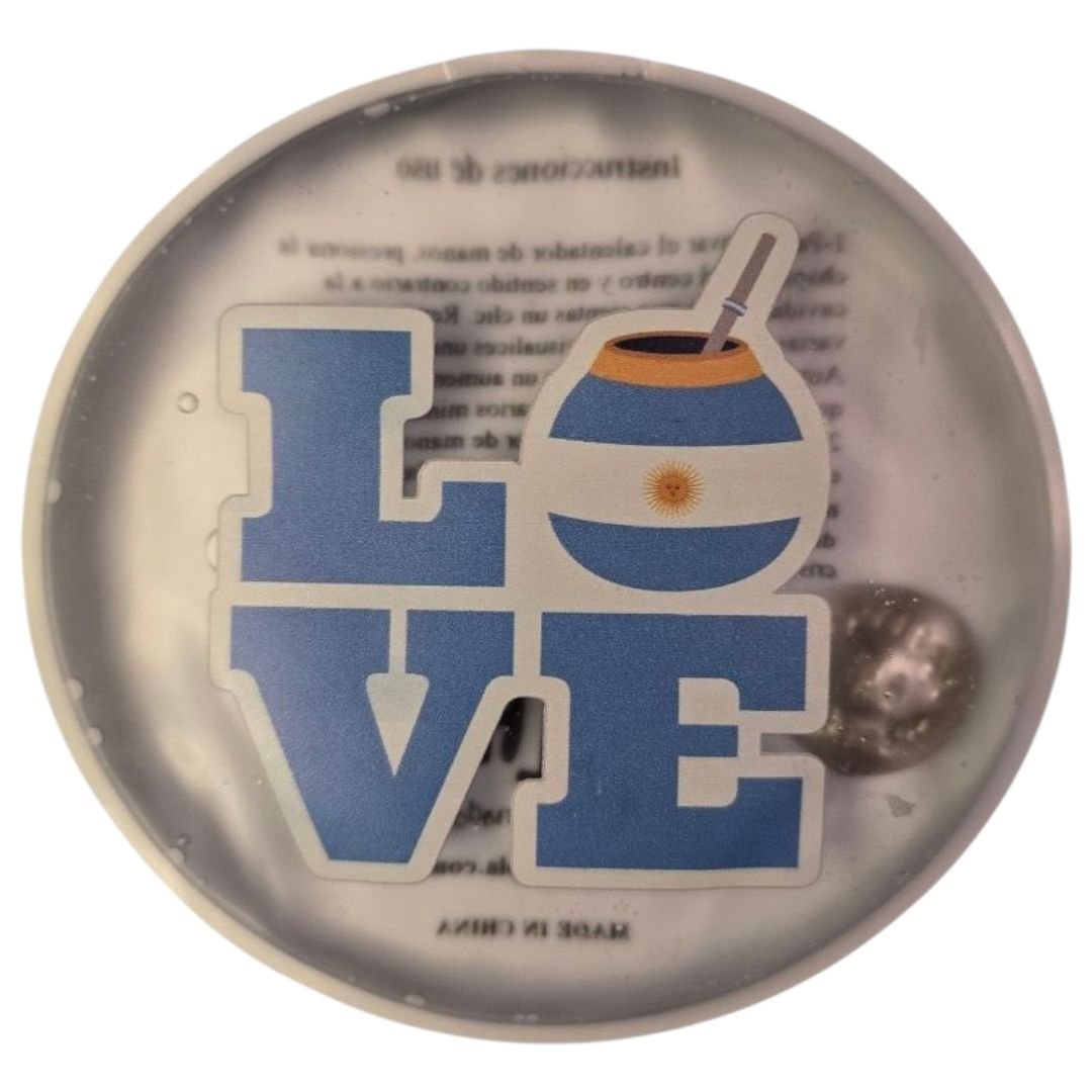 04997LOVARG CALENTADOR MANOS ESTUFA INSTANTANEA LOVE ARGENTINA - Imagen 1