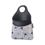 Bolsa Organizador para auto Baggys Geometrica blanca