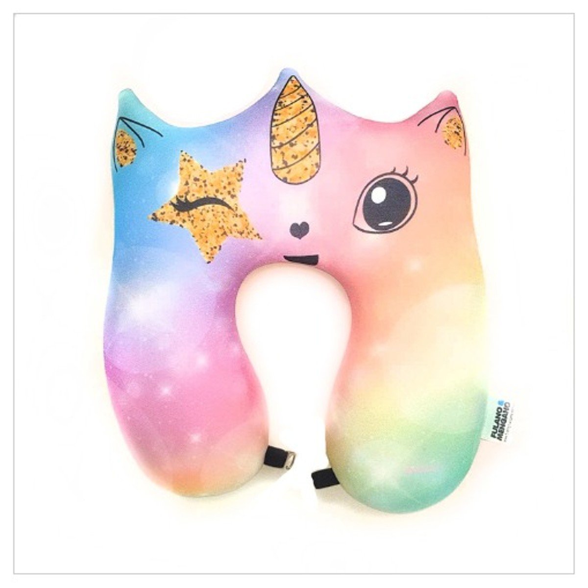 00078uniros CUELLO MICROFIBRA - UNICORNIO ROSA - Imagen 1