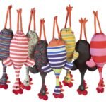 Dispenser organizador de bolsas gallina Etelvina Animal Print - Imagen 3