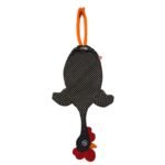 Dispenser organizador de bolsas gallina Etelvina Negra lunares blancos