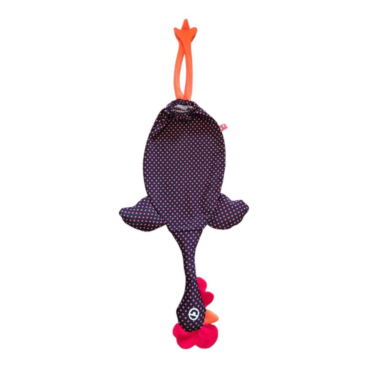 Dispenser Organizador de Bolsas Gallina Etelvina Lunares Chicos Negro y Fucsia Dispenser Organizador de Bolsas Gallina Etelvina Lunares Chicos Negro y Fucsia