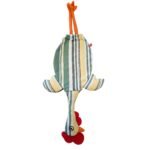 Dispenser organizador de bolsas gallina Etelvina Rayada Verde